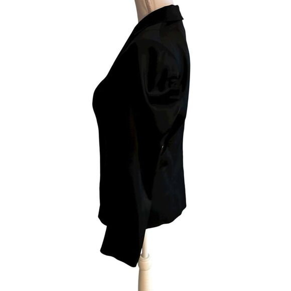 Donna Karan New York Cut-Out Tuxedo Jacket Size 8 - Picture 6 of 8